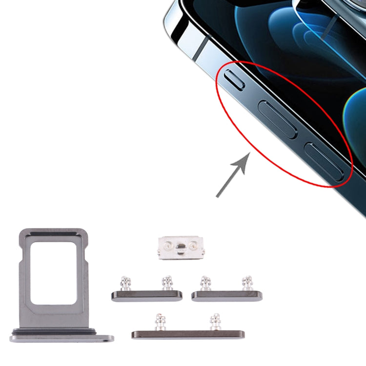 SIM Card Tray + Side Keys for iPhone 12 Pro Max