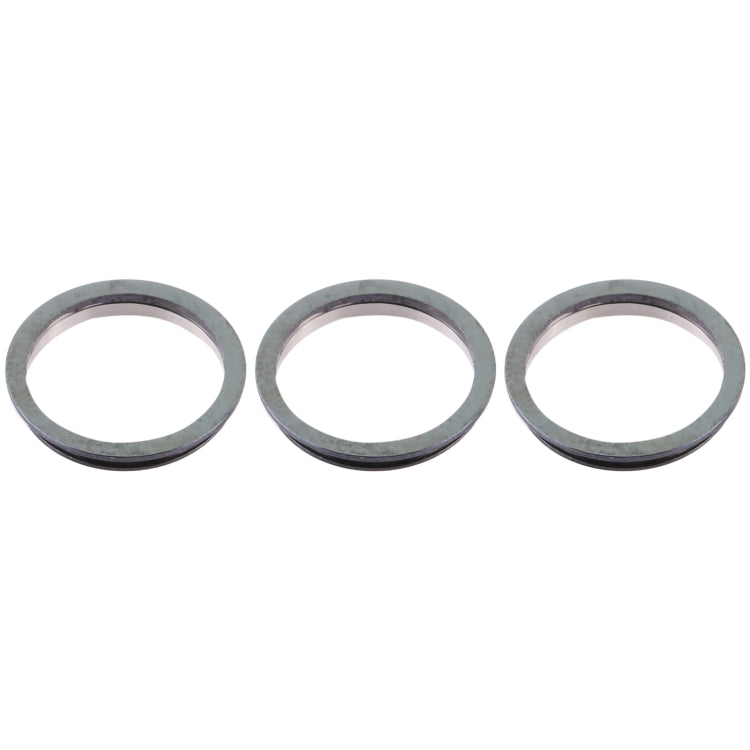 3 PCS Rear Camera Glass Lens Metal Protector Hoop Ring for iPhone 12 Pro Max