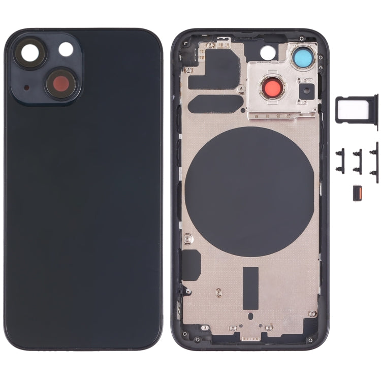 Back Housing Cover with SIM Card Tray & Side  Keys & Camera Lens for iPhone 13 Mini My Store