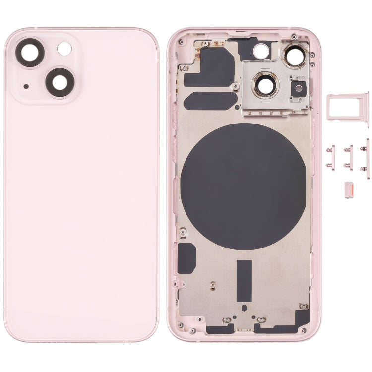 Back Housing Cover with SIM Card Tray & Side  Keys & Camera Lens for iPhone 13 Mini My Store