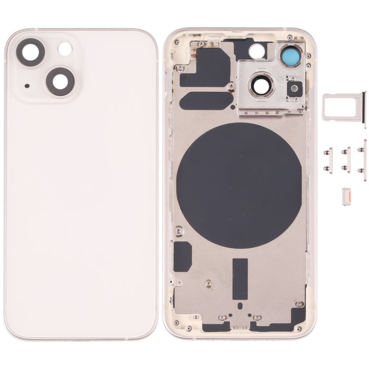 Back Housing Cover with SIM Card Tray & Side  Keys & Camera Lens for iPhone 13 Mini My Store