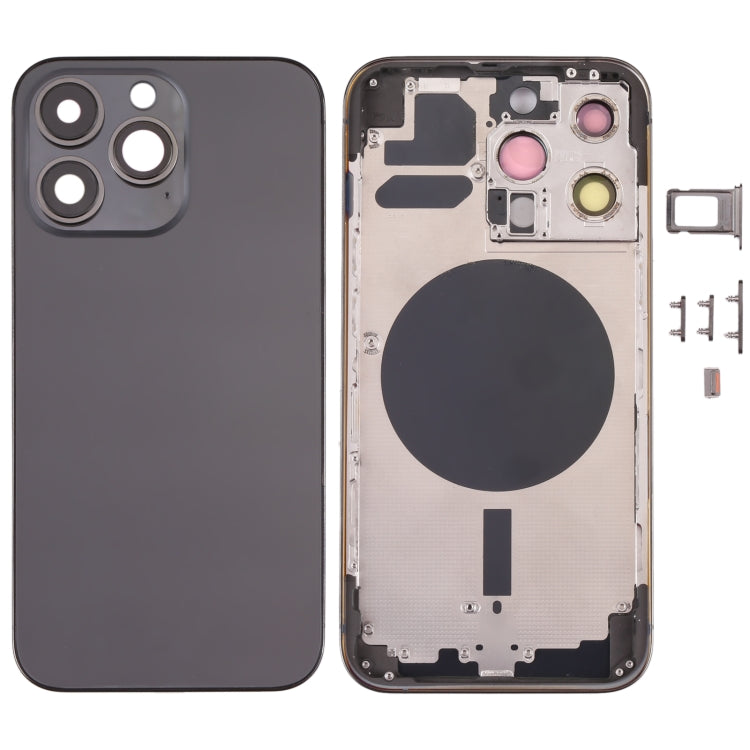 Back Housing Cover with SIM Card Tray & Side  Keys & Camera Lens for iPhone 13 Pro My Store