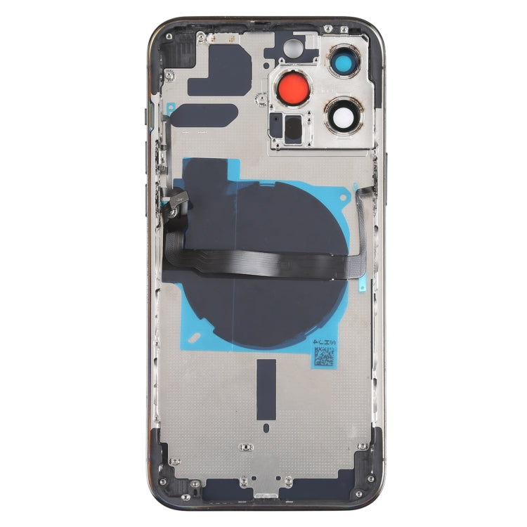 For iPhone 13 Pro Max Battery Back Cover with Side Keys & Card Tray & Power + Volume Flex Cable & Wireless Charging Module My Store