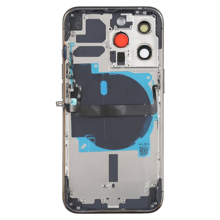 For iPhone 13 Pro Battery Back Cover with Side Keys & Card Tray & Power + Volume Flex Cable & Wireless Charging Module My Store