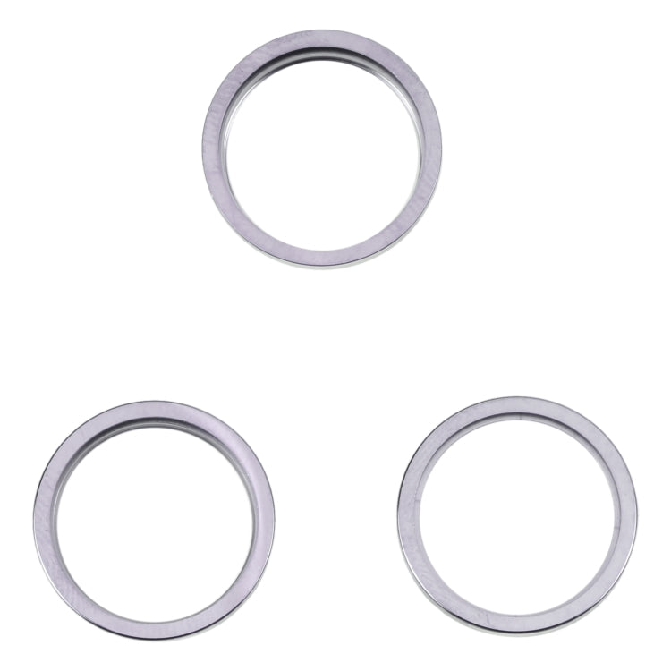 For iPhone 14 Pro 3PCS Rear Camera Glass Lens Metal Outside Protector Hoop Ring My Store