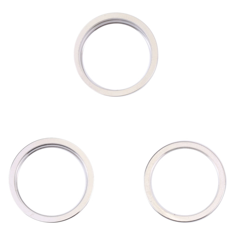 For iPhone 14 Pro 3PCS Rear Camera Glass Lens Metal Outside Protector Hoop Ring My Store