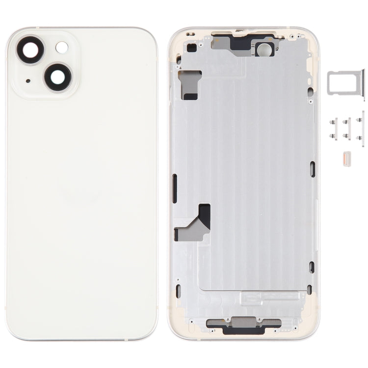 For iPhone 14 Battery Back Cover with Middle Frame / Side Keys