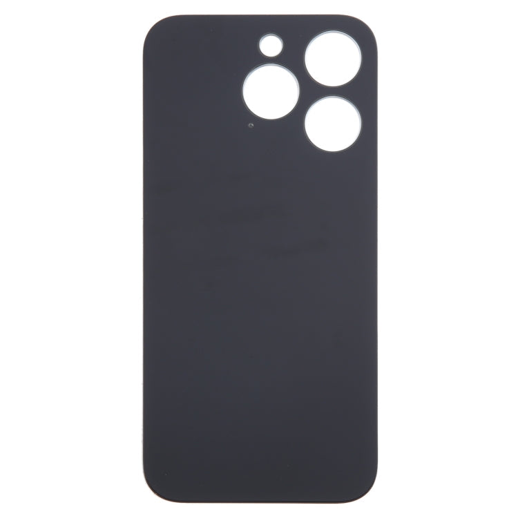 For iPhone 15 Pro Easy Replacement Big Camera Hole Glass Back Battery Cover