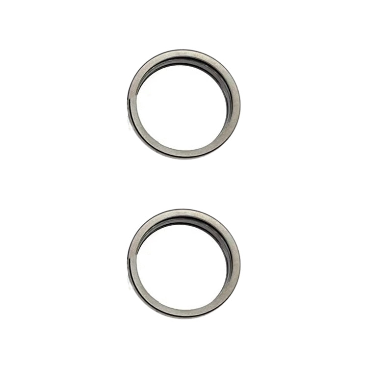 For iPhone 15 Pro / 15 Pro Max 3pcs/set Rear Camera Glass Lens Metal Outside Protector Hoop Ring My Store