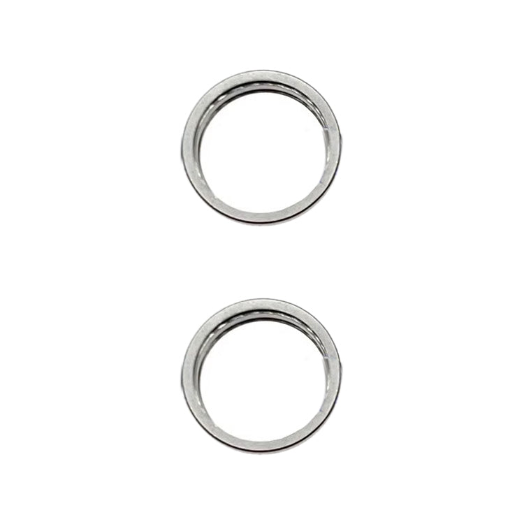 For iPhone 15 Pro / 15 Pro Max 3pcs/set Rear Camera Glass Lens Metal Outside Protector Hoop Ring