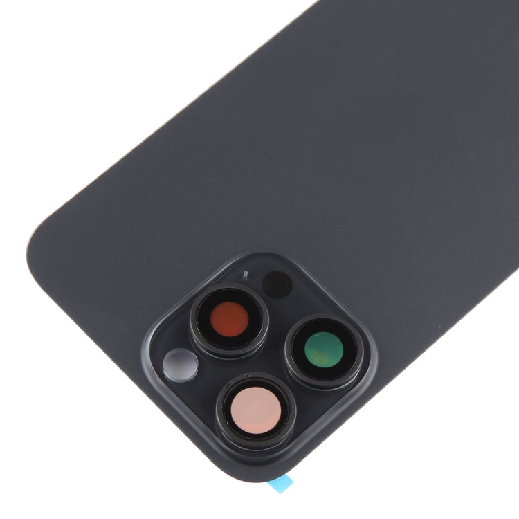 For iPhone 15 Pro Max Battery Back Cover with Camera Lens Cover + MagSafe Magnet