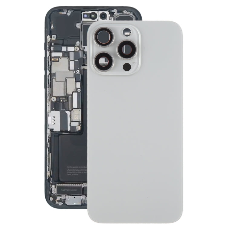 For iPhone 15 Pro Max Battery Back Cover with Camera Lens Cover + MagSafe Magnet My Store