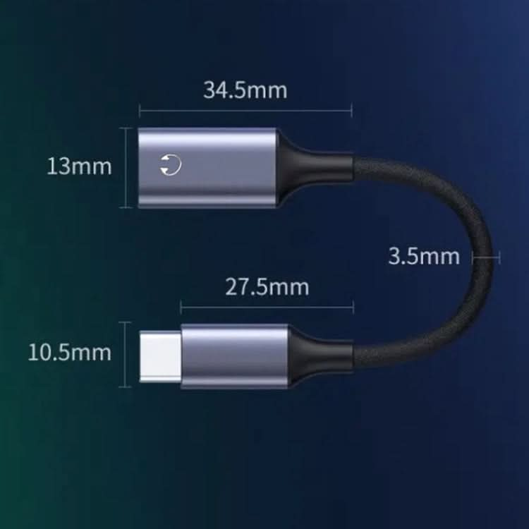 USB-C / Type-C to 8 Pin Audio Adapter Cable for iPhone 15 Series