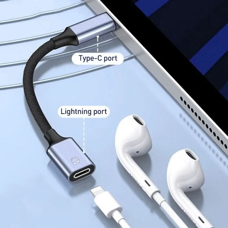 USB-C / Type-C to 8 Pin Audio Adapter Cable for iPhone 15 Series