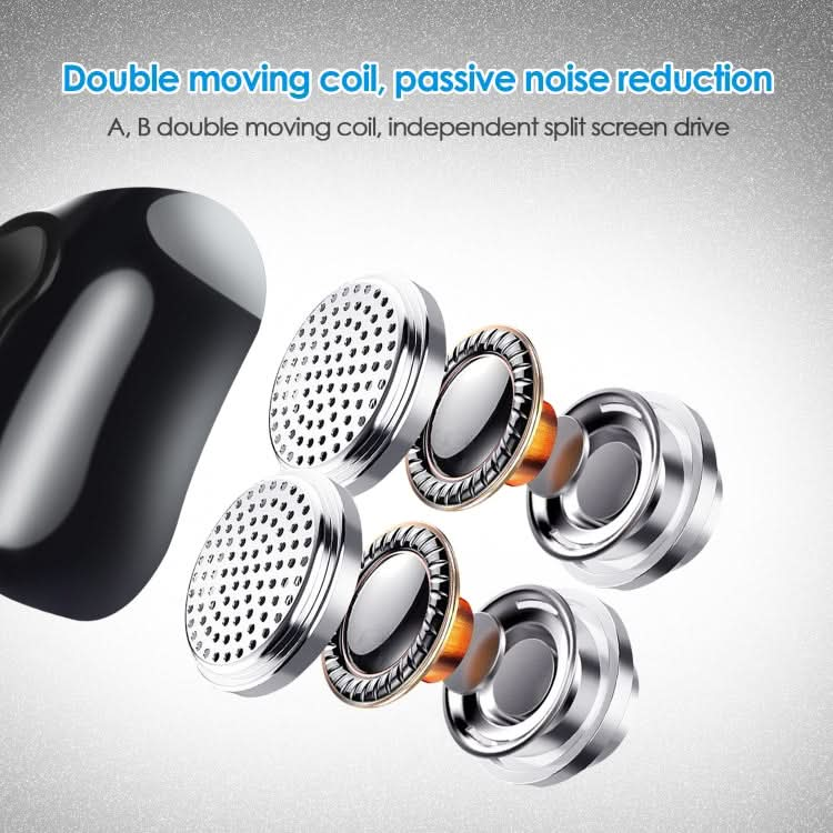 BH-I37 Bluetooth 5.0 Wire-controlled Bluetooth Earphone Built-in High-fidelity Microphone, Support Call