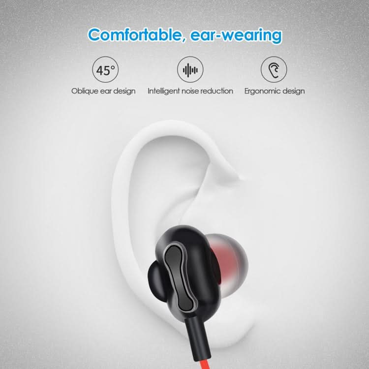 BH-I37 Bluetooth 5.0 Wire-controlled Bluetooth Earphone Built-in High-fidelity Microphone, Support Call