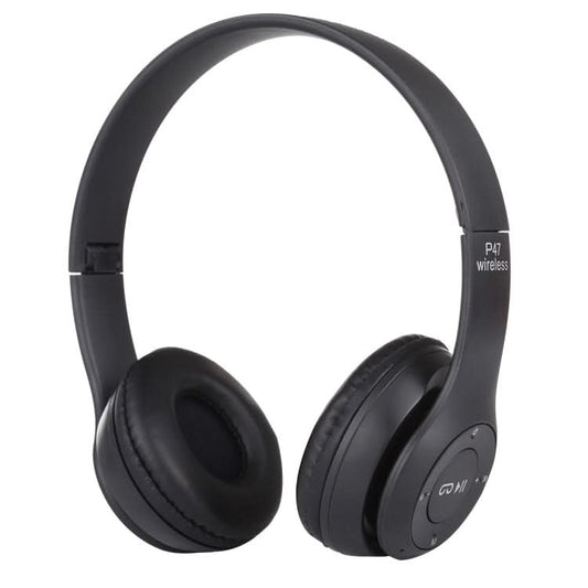 P47 Foldable Wireless Bluetooth Headphone with 3.5mm Audio Jack, Support MP3 / Call