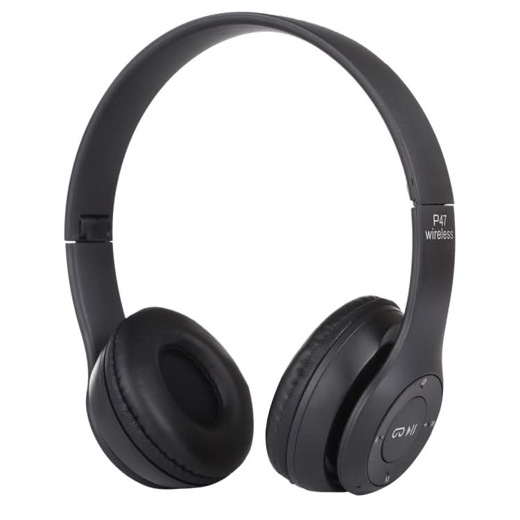 P47 Foldable Wireless Bluetooth Headphone with 3.5mm Audio Jack, Support MP3 / Call