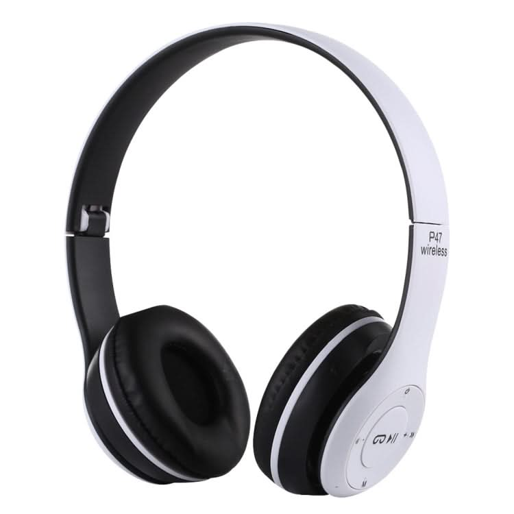 P47 Foldable Wireless Bluetooth Headphone with 3.5mm Audio Jack, Support MP3 / Call