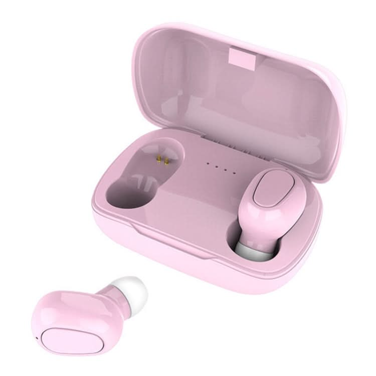 L-21 9D Sound Effects Bluetooth 5.0 Touch Wireless Bluetooth Earphone with Charging Box, Support HD Call