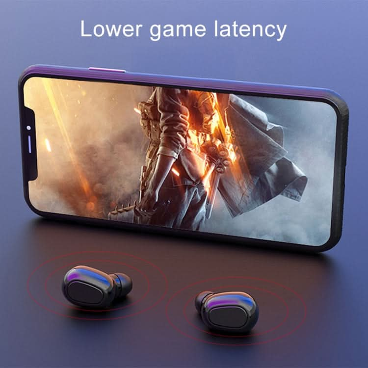 L-21 9D Sound Effects Bluetooth 5.0 Touch Wireless Bluetooth Earphone with Charging Box, Support HD Call