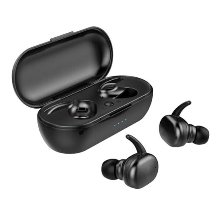 TWS-4 IPX5 Waterproof Bluetooth 5.0 Touch Wireless Bluetooth Earphone with Charging Box, Support HD Call & Voice Prompts