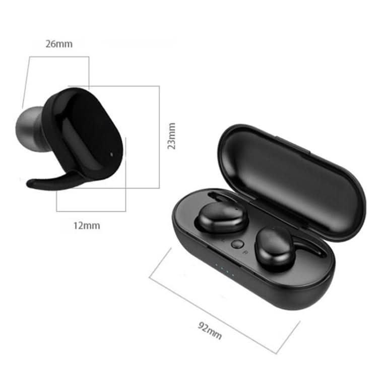 TWS-4 IPX5 Waterproof Bluetooth 5.0 Touch Wireless Bluetooth Earphone with Charging Box, Support HD Call & Voice Prompts