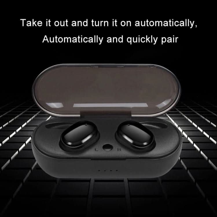 TWS-4 IPX5 Waterproof Bluetooth 5.0 Touch Wireless Bluetooth Earphone with Charging Box, Support HD Call & Voice Prompts