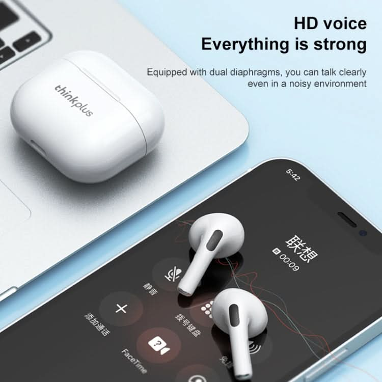 Original Lenovo LivePods LP40 TWS IPX4 Waterproof Bluetooth Earphone with Charging Box, Support Touch & HD Call & Siri & Master-slave Switching