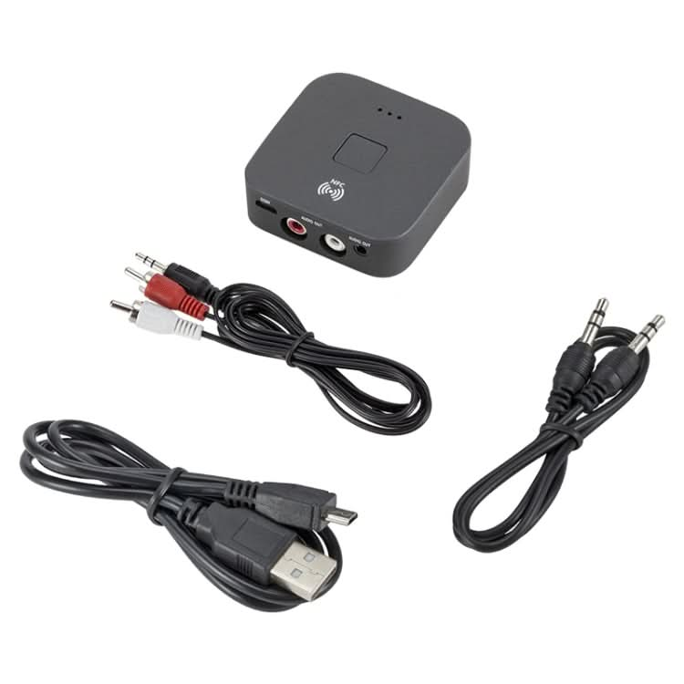 B11 Bluetooth 5.0 Receiver AUX NFC to 2 x RCA Audio Adapter