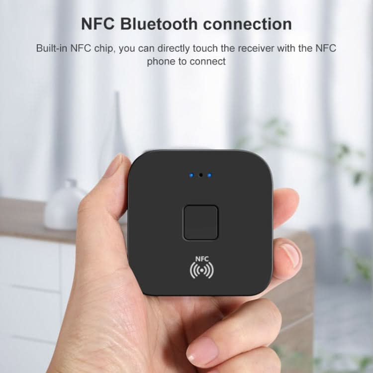 B11 Bluetooth 5.0 Receiver AUX NFC to 2 x RCA Audio Adapter