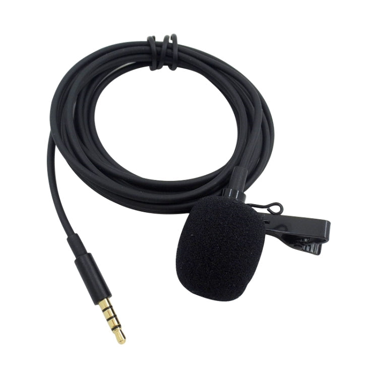 ZS0154 Recording Clip-on Collar Tie Mobile Phone Lavalier Microphone, Cable length: 1.2m