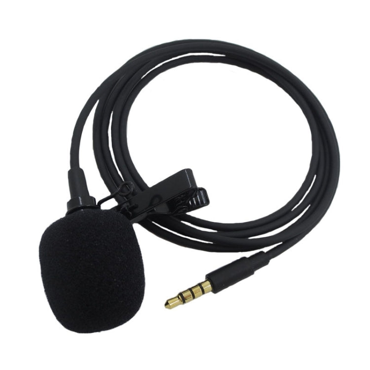 ZS0154 Recording Clip-on Collar Tie Mobile Phone Lavalier Microphone, Cable length: 1.2m