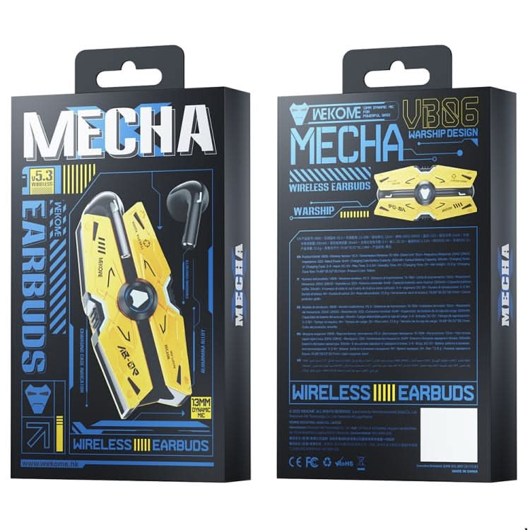 WEKOME VB06 Mech Series Metal Bluetooth Earphone