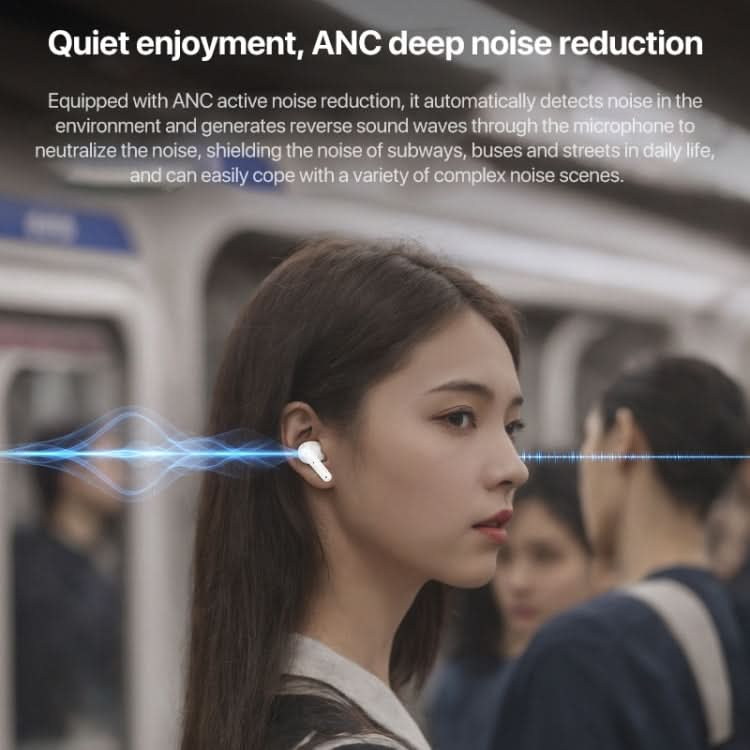 Yesido TWS28 ANC+ENC Dual Noise Reduction Smart TWS Wireless Bluetooth Earphone