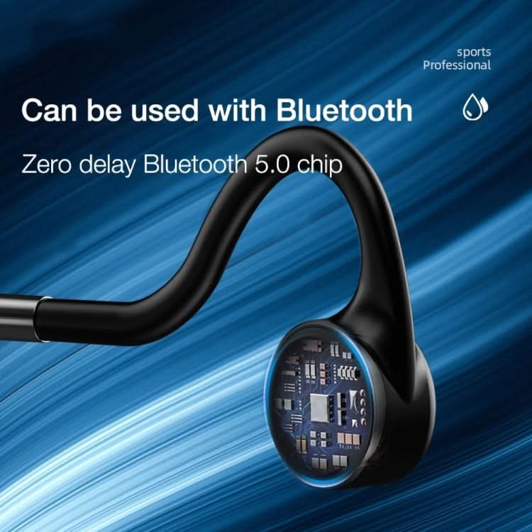 Lenovo X5 IPX8 Waterproof Bluetooth 5.0 Bone Conduction Wireless Earphones, Built-in 8G Memory