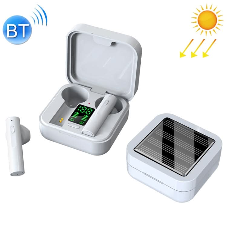 Air6 Plus Bluetooth 5.0 Mini Solar Charging Sport Wireless Bluetooth Earphone with Charging Box