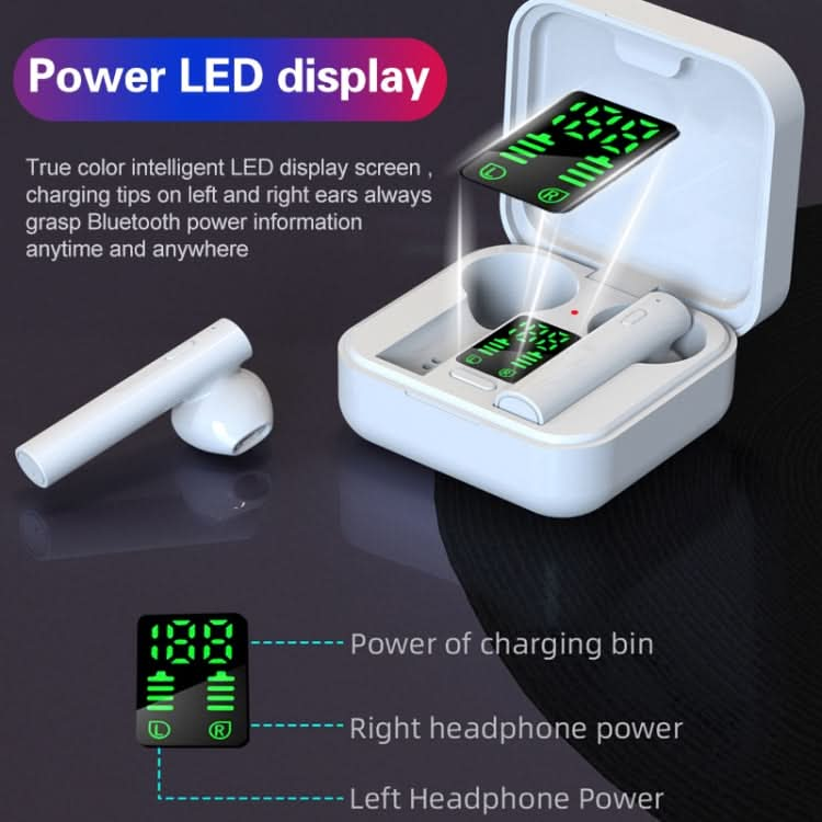 Air6 Plus Bluetooth 5.0 Mini Solar Charging Sport Wireless Bluetooth Earphone with Charging Box