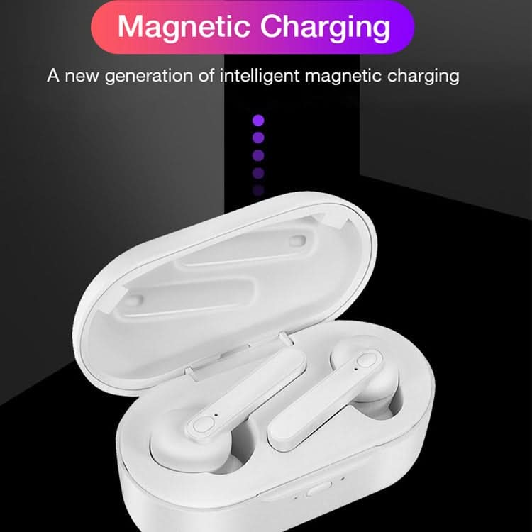 DT-5 IPX Waterproof Bluetooth 5.0 Wireless Bluetooth Earphone with Magnetic Charging Box, Support Call & Power Bank Function