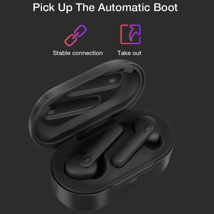 DT-5 IPX Waterproof Bluetooth 5.0 Wireless Bluetooth Earphone with Magnetic Charging Box, Support Call & Power Bank Function