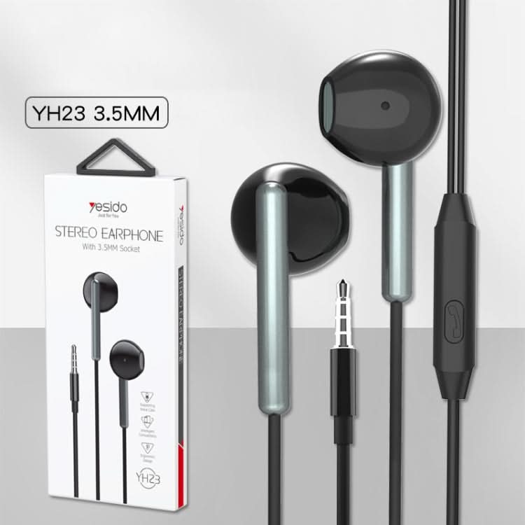 Yesido YH23 3.5mm In-Ear Wired Earphone, Length: 1.2m