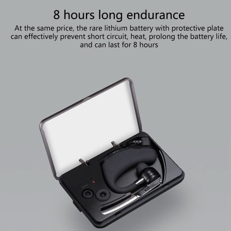 SBT208C Single Earhook Wireless Bluetooth Earphone Charging Box