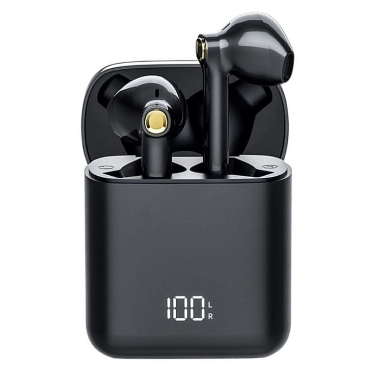 F730 TWS IPX4 Waterproof Digital Display Half in-ear Bluetooth Earphone