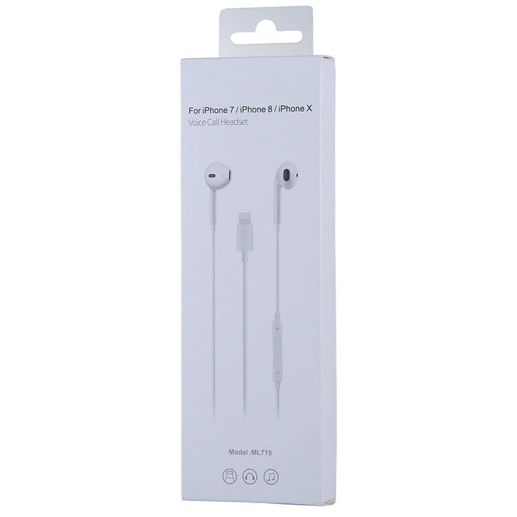 8 Pin Interface Wired Earphone, Does Not Support Calls, Cable Length: 1.2m