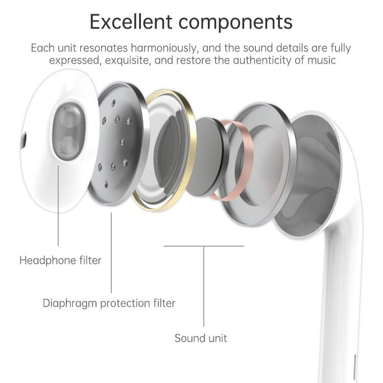 8 Pin Interface Wired Earphone, Does Not Support Calls, Cable Length: 1.2m