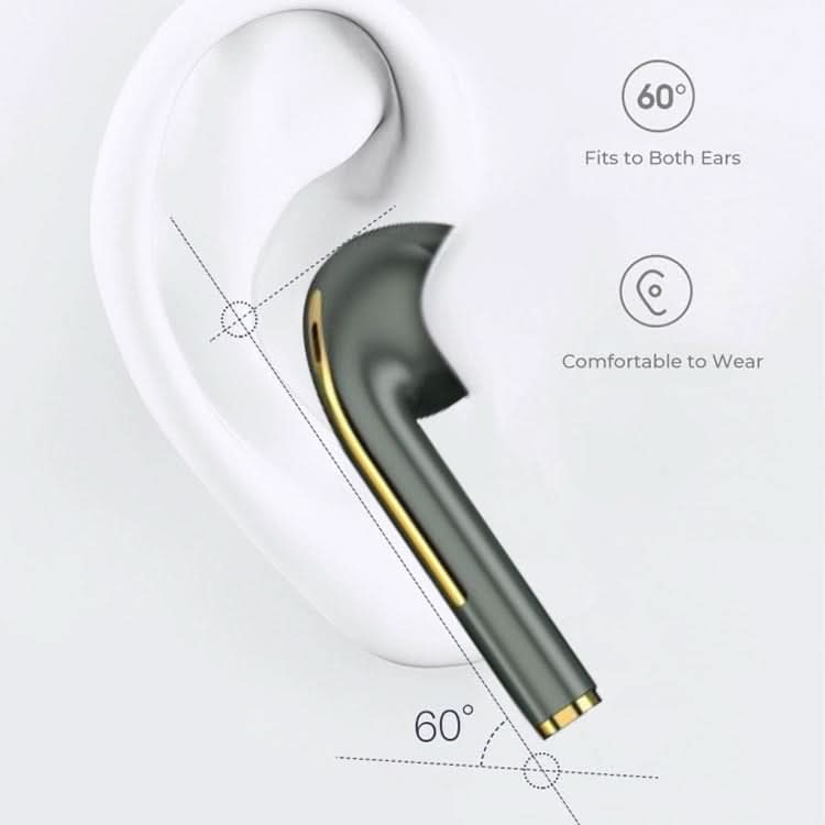 J18 Bluetooth 5.0 TWS Wireless Binaural Bluetooth Earphone with Charging Box