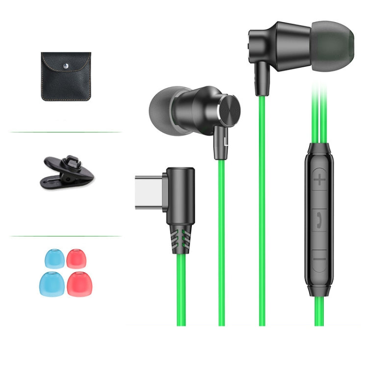 Langsdom V7T Type-C / USB-C Wired In-ear Gaming Earphone My Store