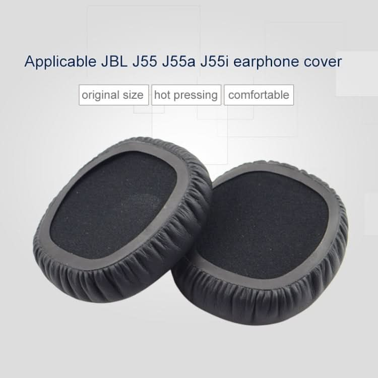 2pcs For JBL J55 / J55a / J55i Headphones Imitation Leather + Foam Soft Earphone Protective Cover Earmuffs