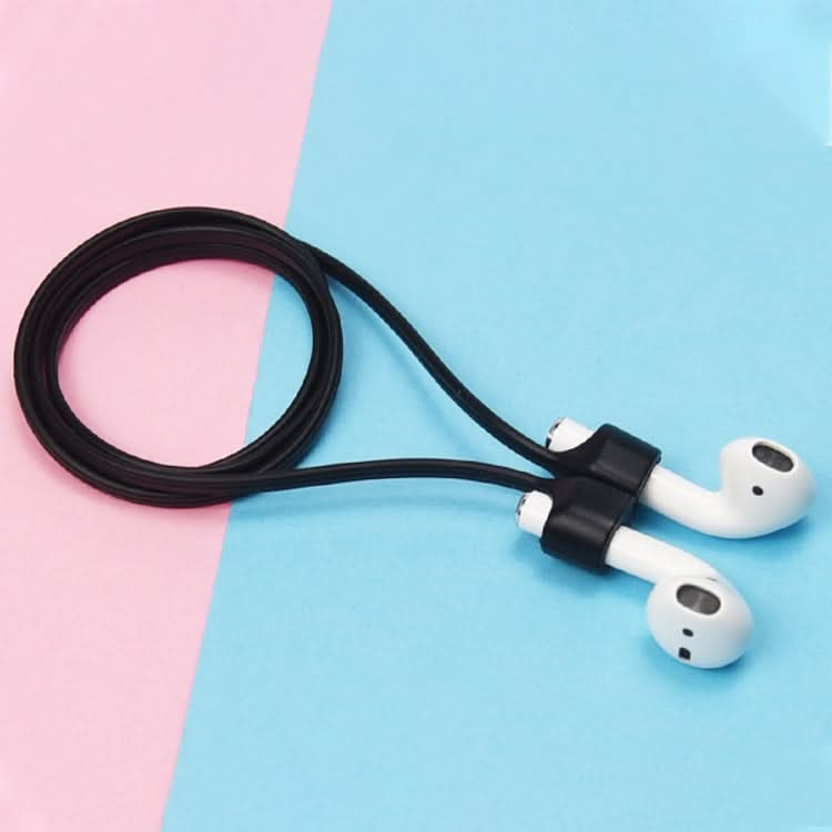 Wireless Bluetooth Headset Anti-lost Rope Magnetic Silicone Lanyard for Apple AirPods 1 / 2