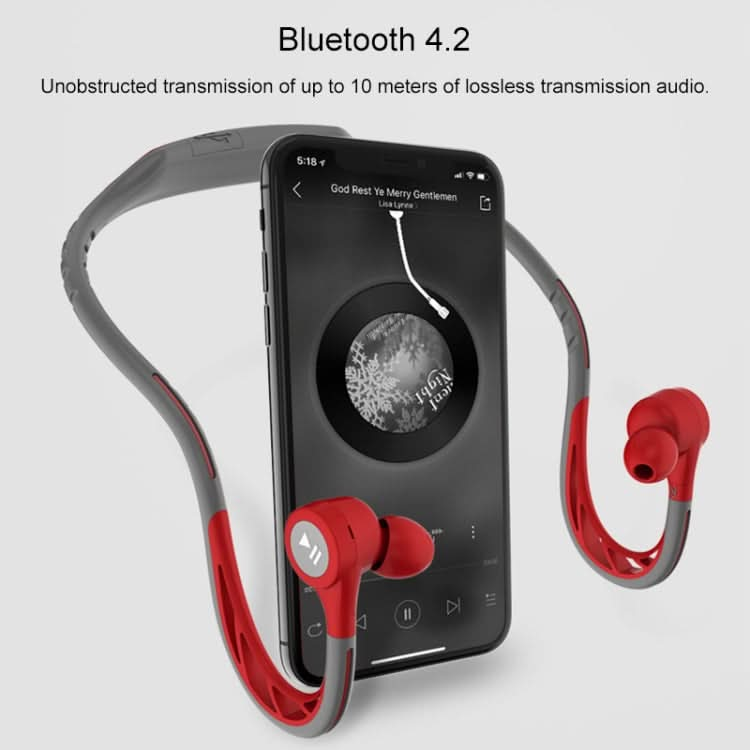 REMAX RB-S20 Bluetooth 4.2 Rotatable Ear Shell Rear-mounted Bluetooth Sports Earphone